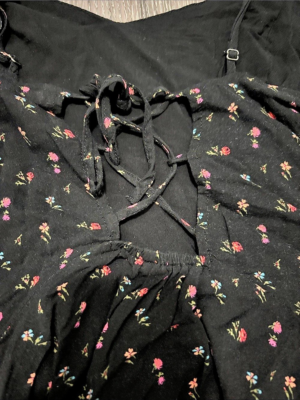 Kimchi Blue Urban Outfitters Floral Mini Dress in Black - Picture 4 of 5